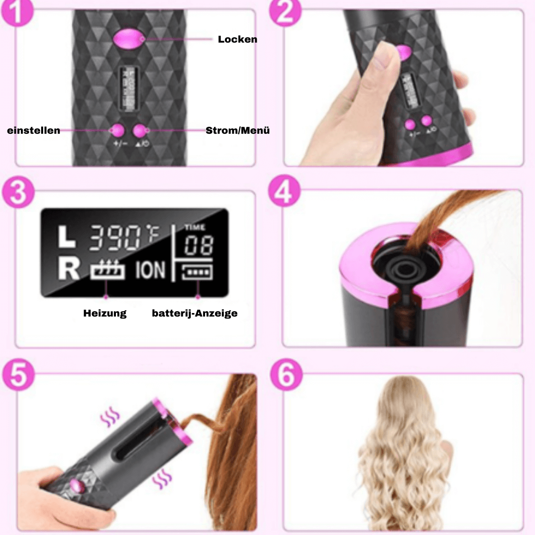 Curley™ | Automatisches kabelloses Curling